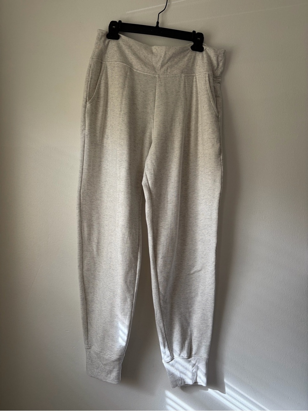 Athleta Light Gray Heather Jogger Pants